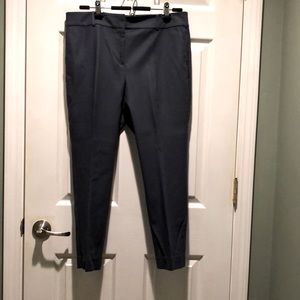 Slate ankle Ann Taylor Factory cotton slim pants